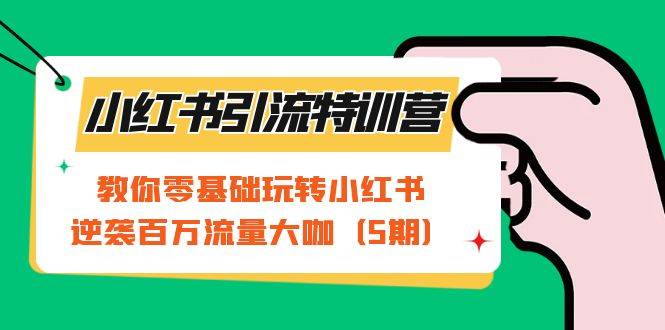 小红书引流特训营:教你零基础玩转小红书,逆袭百万流量大咖第1张-极致技术工厂 小红书引流特训营:教你零基础玩转小红书,逆袭百万流量大咖